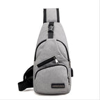 Bolsa Tiracolo Masculina Casual MBM07 - Bolsa Tiracolo Masculina Casual Casa Tech Loja Branco 