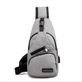 Bolsa Tiracolo Masculina Casual MBM07 - Bolsa Tiracolo Masculina Casual Casa Tech Loja Branco 