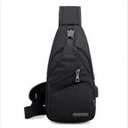 Bolsa Tiracolo Masculina Casual MBM07 - Bolsa Tiracolo Masculina Casual Casa Tech Loja Preto 