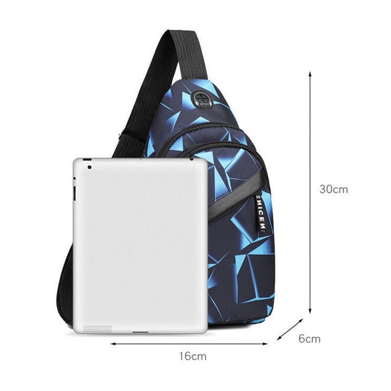 Bolsa Tiracolo Masculina Esportiva MBM05 - Bolsa Masculina Transversal de Couro Casa Tech Loja 