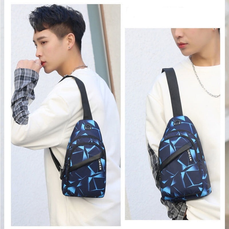 Bolsa Tiracolo Masculina Esportiva MBM05 - Bolsa Masculina Transversal de Couro Casa Tech Loja 