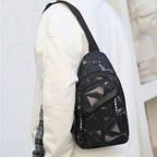 Bolsa Tiracolo Masculina Esportiva MBM05 - Bolsa Masculina Transversal de Couro Casa Tech Loja 