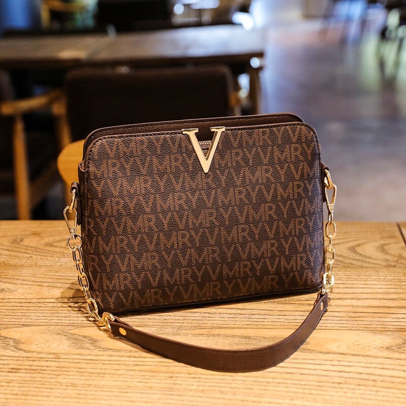 Bolsa Valentina Luxo Couro Premium BCF33 -Bolsa Valentina Luxo Couro Premium Casa Tech 