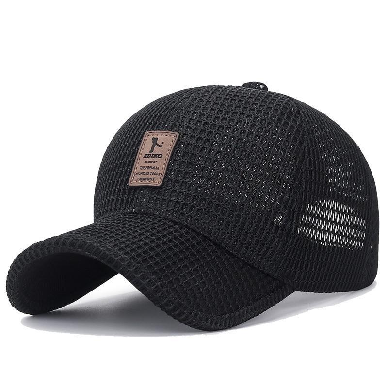 Boné Masculino Aba Curva Respirável CBM05 - Boné Masculino Aba Curva Respirável Casa Tech 