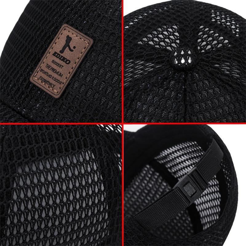 Boné Masculino Aba Curva Respirável CBM05 - Boné Masculino Aba Curva Respirável Casa Tech 