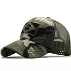 Boné Militar Tático Exército Brasileiro CHA2 - Boné Militar Tático Exército Brasileiro Casa Tech Loja Camuflagem 2 