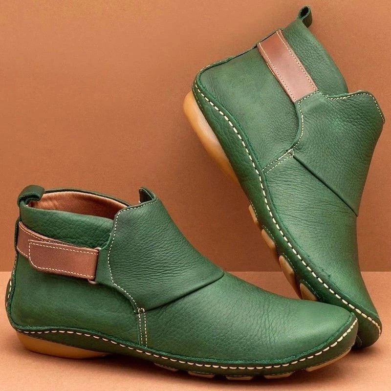 Bota de Couro Feminina Inverno G8P23 Casa Tech Loja Verde 33 