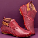 Bota de Couro Feminina Inverno G8P23 Casa Tech Loja Vermelho 33 