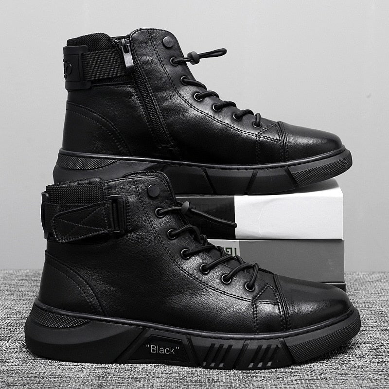 Bota de Couro Martin Italiano 0 Casa Tech Black 39 