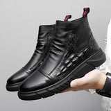 Bota de Couro Martin Italiano Crocodile Unissex