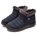 Bota de Inverno Anne Marie Flex Comfort G8P1 - Bota Flex Comfort Casa Tech Loja Azul 35 
