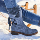 Bota Inverno Feminina Country com Salto G8P19 Casa Tech Loja Azul 35 