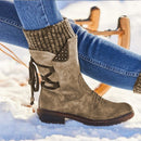 Bota Inverno Feminina Country com Salto G8P19 Casa Tech Loja Marrom 35 