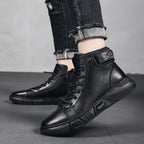 Botas de Couro Martin Italiano Original + Par de Meias Grátis CAL41 - Botas de Couro Martin Italiano Original + Par de Meias Grátis Casa Tech Loja 