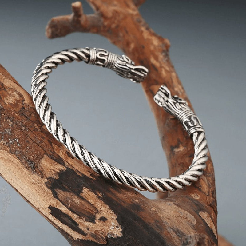 Bracelete Viking - Dragão GR1P6 - Bracelete Viking - Dragão Casa Tech Loja 