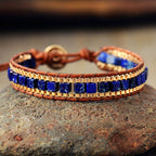 Bracelete zen Azul Marinho e Turquesa RPF10 - Bracelete zen Azul Marinho e Turquesa Casa Tech Masculino Azul Marinho 