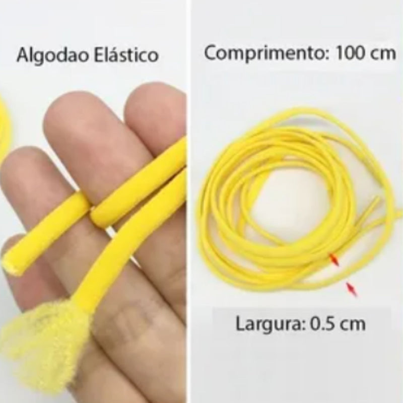 Cadarço Mágico Inteligente - Sem Laço com Bloqueio de Metal G1P6 Cadarço Inteligente Casa Tech Loja 