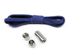 Cadarço Mágico Inteligente - Sem Laço com Bloqueio de Metal G1P6 Cadarço Inteligente Casa Tech Loja Azul escuro 