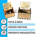 Caixa Musical com Mensagem Romântica PPE02 - Caixa Musical com Mensagem Romântica Casa Tech 