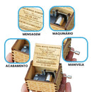 Caixa Musical com Mensagem Romântica PPE02 - Caixa Musical com Mensagem Romântica Casa Tech 