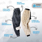 Calça Fit de Lã Unissex CBM10 - Calça Fit de Lã de Carneiro Premium | Unissex Casa Tech 