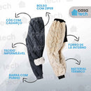 Calça Fit de Lã Unissex CBM10 - Calça Fit de Lã de Carneiro Premium | Unissex Casa Tech 