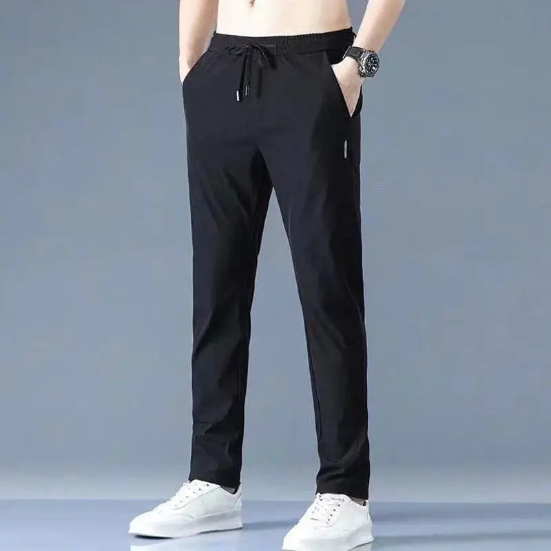Calça Flex Masculina Confortável Jogger ROU10 - Calça Flex Masculina Confortável Jogger Casa Tech Loja Preto M 