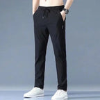 Calça Flex Masculina Confortável Jogger ROU10 - Calça Flex Masculina Confortável Jogger Casa Tech Loja Preto M 