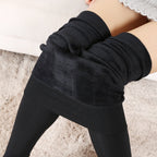 Calça Legging Feminina Acolchoada com Forro de Lã G8P24 Casa Tech Loja Preta S 