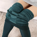 Calça Legging Feminina Acolchoada com Forro de Lã G8P24 Casa Tech Loja Verde Escuro S 