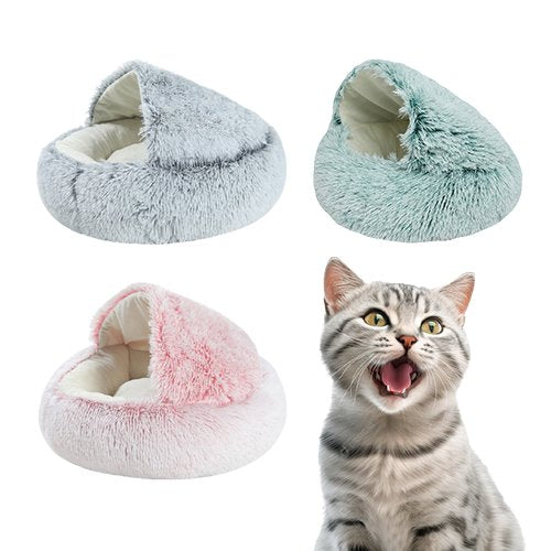 Caminha iglu para cães e gatos CAT03 - Caminha iglu para cães e gatos Casa Tech 