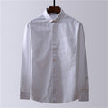 Camisa Longa Masculina Plus Size CAM06 - Camisa Longa Masculina Plus Size Casa Tech Branco M 