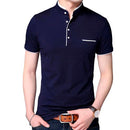 Camisa Masculina Gola Polo Minimalista CAM05 - Camisa Masculina Gola Polo Minimalista Casa Tech 