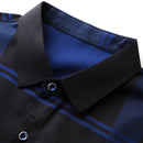 Camisa Masculina Social Manga Longa Xadrez Slim CAM2 - Camisa Masculina Social Manga Longa Xadrez Slim Casa Tech 