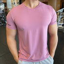 Camiseta Academia Masculina CAM07 - Camiseta Academia Masculina Casa Tech Rosa M 