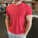 Camiseta Academia Masculina CAM07 - Camiseta Academia Masculina Casa Tech Vermelho M 