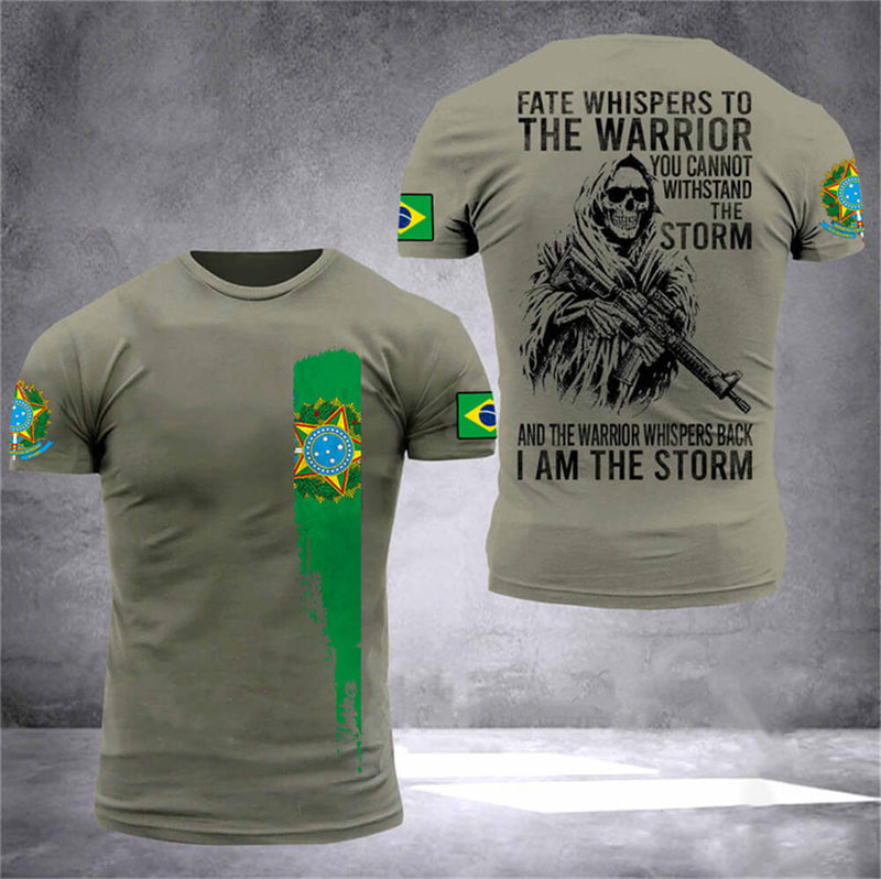 Camiseta do Brasil Caveira ROU12 - Camiseta do Brasil Caveira Casa Tech Loja PF XXS 