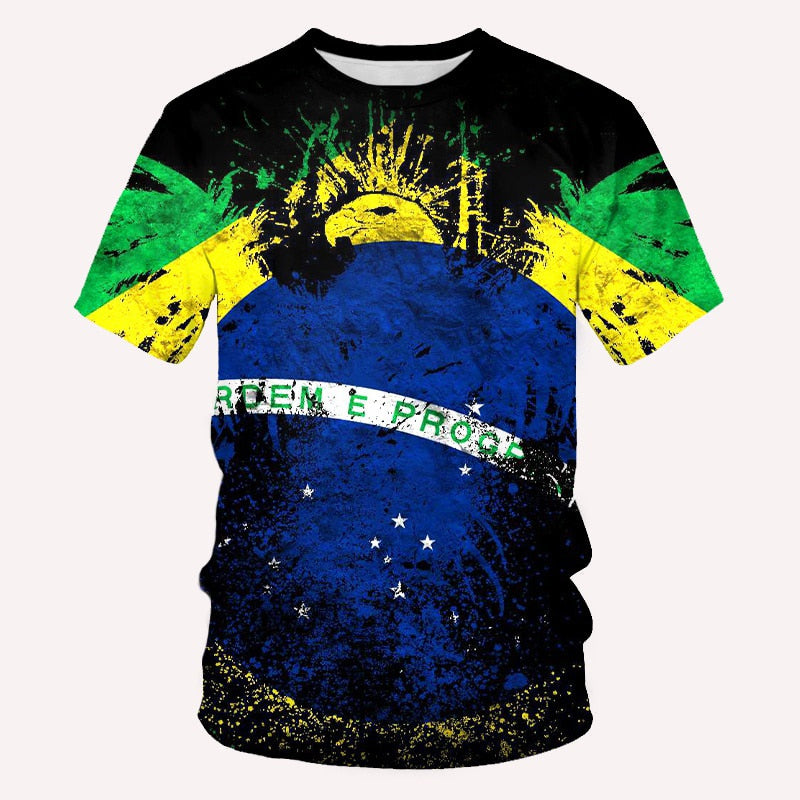 Camiseta Patriota - Bandeira do Brasil 0 Casa Tech Loja MY-2071901 Asian Size XXS 