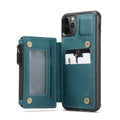 Capinha de Iphone com Carteira ACE6 - Capinha de Iphone com Carteira Casa Tech Loja Azul iphone 11 