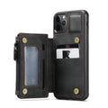 Capinha de Iphone com Carteira ACE6 - Capinha de Iphone com Carteira Casa Tech Loja Preto iphone 11 