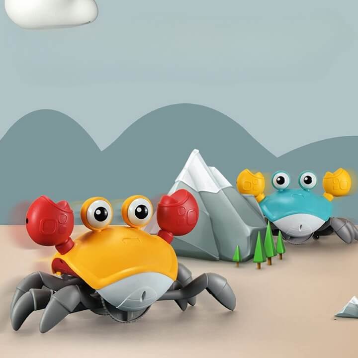 Caranguejo Criativo com Sensor de Obstáculos, Música e Luzes Brinquedo Educativo KID5 - Caranguejo Criativo com Sensor de Obstáculos, Música e Luzes Brinquedo Educativo Casa Tech Loja 