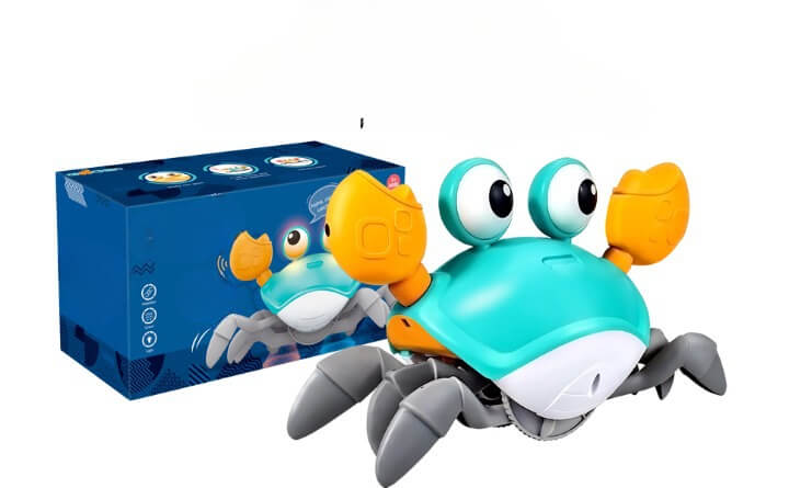 Caranguejo Criativo com Sensor de Obstáculos, Música e Luzes Brinquedo Educativo KID5 - Caranguejo Criativo com Sensor de Obstáculos, Música e Luzes Brinquedo Educativo Casa Tech Loja 