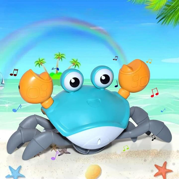 Caranguejo Criativo com Sensor de Obstáculos, Música e Luzes Brinquedo Educativo KID5 - Caranguejo Criativo com Sensor de Obstáculos, Música e Luzes Brinquedo Educativo Casa Tech Loja 