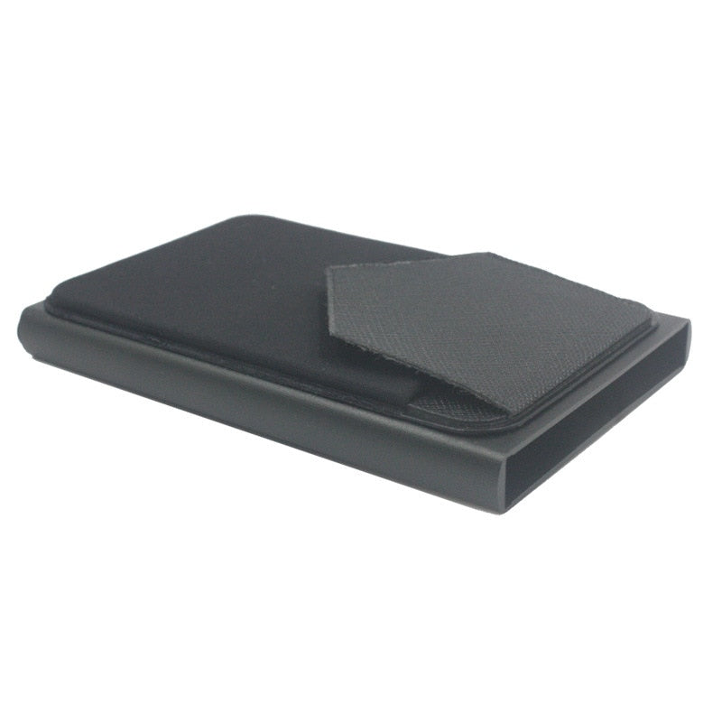 Carteira Inteligente Anti-Roubo RFID 0 Casa Tech Loja Preto 