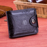 Carteira Masculina de Couro 100 Dólares