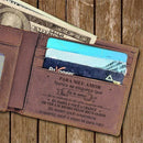 Carteira Masculina de Couro Legítimo - Mensagem de Amor Gravada! PR - Carteira 41 Casa Tech Loja 