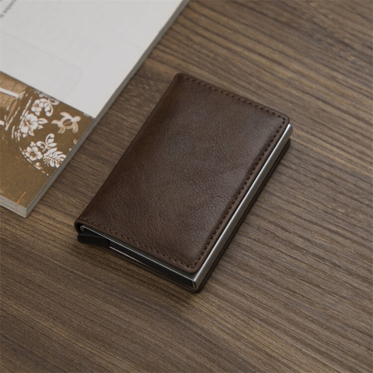 Carteira Minimalista Antifurto RFID com Ejeção Automática de Cartões ACE7 - Carteira Minimalista Antifurto RFID com Ejeção Automática de Cartões Casa Tech Loja 