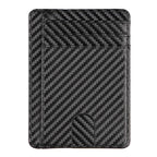 Carteira Minimalista Slim Com Proteção Rfid King Fibo Carbon G1P8- Carteira Minimalista Casa Tech Loja Carbon 