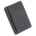 Carteira Minimalista Slim Com Proteção Rfid King Fibo Carbon G1P8- Carteira Minimalista Casa Tech Loja Cinza Escuro 