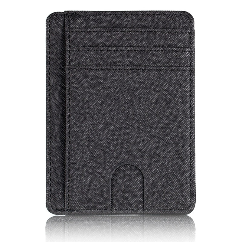 Carteira Minimalista Slim Com Proteção Rfid King Fibo Carbon G1P8- Carteira Minimalista Casa Tech Loja Preto 